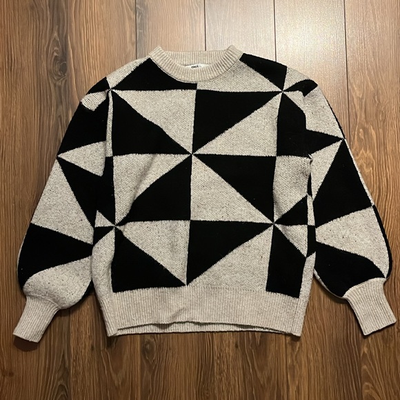 Only Jacquard Geometric Sweater - Picture 8 of 10